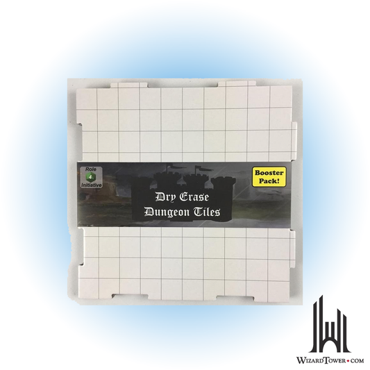 Dungeon Tiles - Dry Erase Square Booster Pack - White