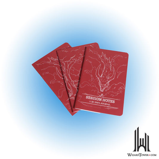 Dungeons & Dragons 5th Edition Dungeon Notes DM's Journals - Red