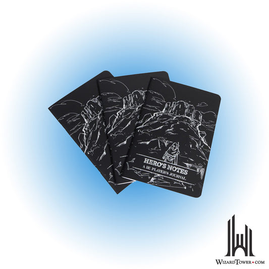 Dungeons & Dragons 5th Edition Dungeon Notes Player's Journal 3-Pack - Black