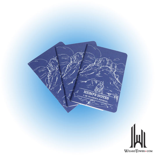 Dungeons & Dragons 5th Edition Dungeon Notes Player's Journal 3-Pack - Blue