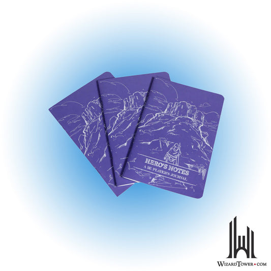 Dungeons & Dragons 5th Edition Dungeon Notes Player's Journal 3-Pack - Purple