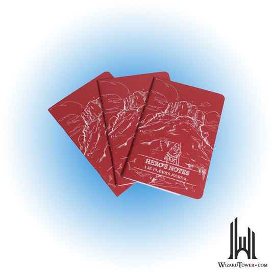 Dungeons & Dragons 5th Edition Dungeon Notes Player's Journal 3-Pack - Red