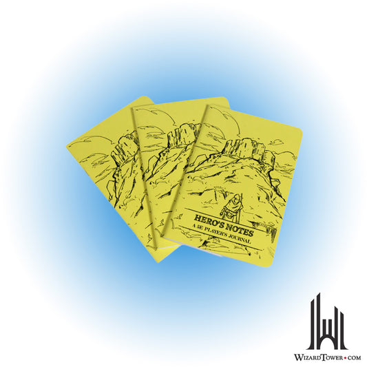 Dungeons & Dragons 5th Edition Dungeon Notes Player's Journal 3-Pack - Yellow