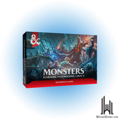 Dungeons & Dragons 5th Edition Reference Cards - Monsters Fearsome and Ferocious (CR 0-5)