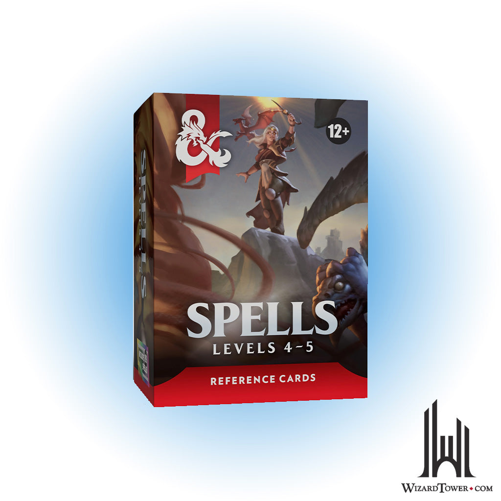 Dungeons & Dragons 5th Edition Reference Cards - Spells (Levels 4-5)