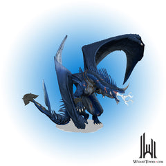Dungeons & Dragons Figures - Anthradusk, Ancient Blue Dragon