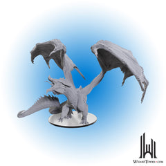 Dungeons & Dragons Figures - Unpainted Adult Red Dragon Tyrant