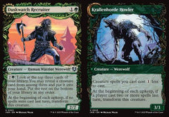 Duskwatch Recruiter // Krallenhorde Howler (0323) (Showcase) - Foil