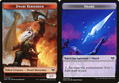 Dwarf Berserker (012) // Shard (001) Double-Sided Token - Foil
