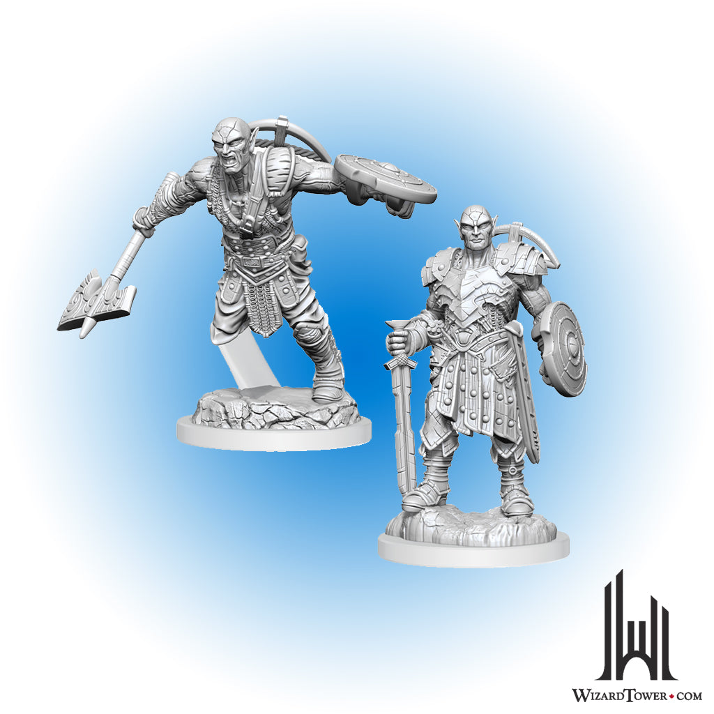 Unpainted Miniature - Dungeons & Dragons - Earth Genasi Fighter