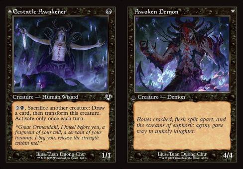 Ecstatic Awakener // Awoken Demon (0462) (Retro Frame) - Foil