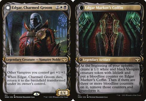 Edgar, Charmed Groom // Edgar Markov's Coffin (311) (Showcase) - Foil