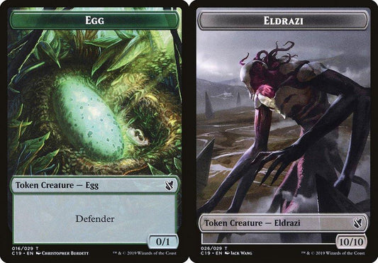 Egg (016) // Eldrazi (026) Double-Sided Token