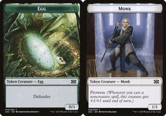 Egg (016) // Monk (006) Double-Sided Token