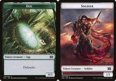 Egg (016) // Soldier (007) Double-Sided Token