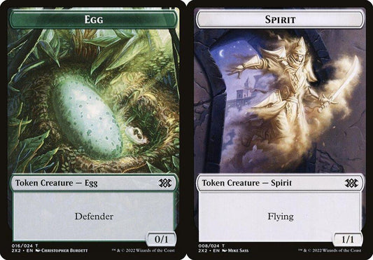Egg (016) // Spirit (008) Double-Sided Token