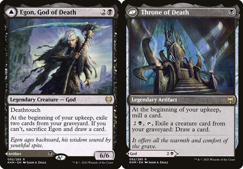 Egon, God of Death // Throne of Death - Foil