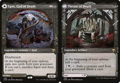 Egon, God of Death // Throne of Death (306) (Showcase) - Foil