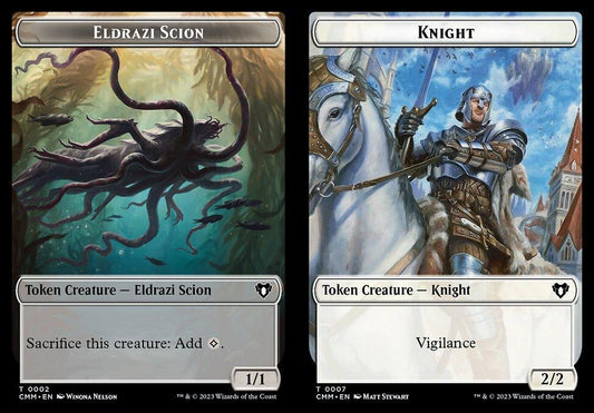 Eldrazi Scion (0002) // Knight (0007) Double-Sided Token