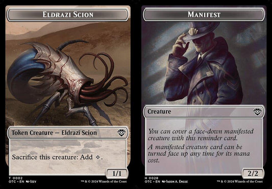 Eldrazi Scion (0002) // Manifest (0028) Double-Sided Token