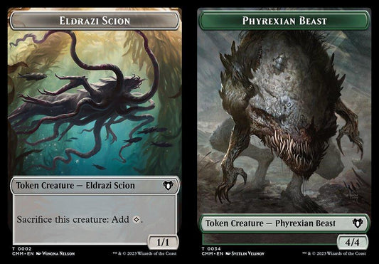 Eldrazi Scion (0002) // Phyrexian Beast (0034) Double-Sided Token - Foil