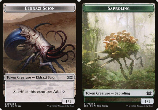 Eldrazi Scion (001) // Saproling (017) Double-Sided Token - Foil