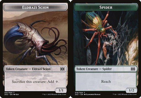 Eldrazi Scion (001) // Spider (018) Double-Sided Token - Foil