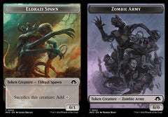 Eldrazi Spawn (0002) // Zombie Army (0022) Double-Sided Token - Foil