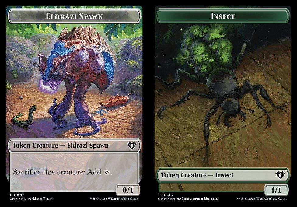 Eldrazi Spawn (0003) // Insect (0033) Double-Sided Token