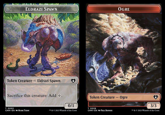 Eldrazi Spawn (0003) // Ogre (0028) Double-Sided Token - Foil