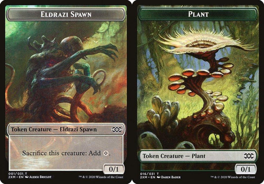 Eldrazi Spawn (001) // Plant (016) Double-Sided Token - Foil