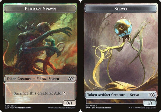 Eldrazi Spawn (001) // Servo (025) Double-Sided Token - Foil