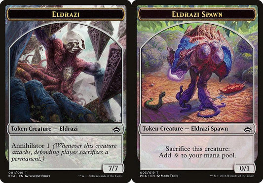 Eldrazi (001) // Eldrazi Spawn (003) Double-Sided Token
