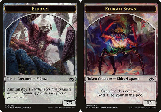 Eldrazi (001) // Eldrazi Spawn (004) Double-Sided Token