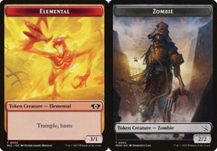 Elemental (0002) // Zombie (0005) Double-Sided Token - Foil