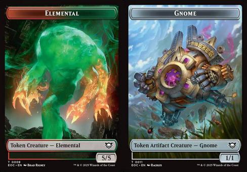 Elemental (0008) // Gnome (0011) Double-Sided - Foil