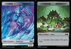 Elemental (0009) // Food (0011) Double-Sided Token - Foil