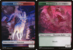 Elemental (0009) // Phyrexian Hydra (0011) Double-Sided Token - Foil