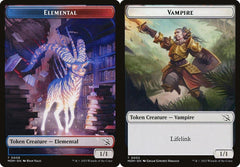 Elemental (0009) // Vampire (0003) Double-Sided Token - Foil