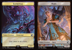 Elemental (0021) // Hero (0009) Double-Sided Token - Foil