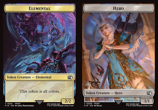 Elemental (0021) // Hero (0009) Double-Sided Token