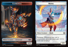 Elemental (0027) // Monk (0003) Double-Sided Token