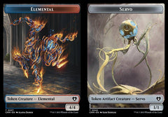Elemental (0037) // Servo (0045) Double-Sided Token - Foil