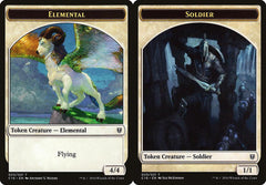 Elemental (003) // Soldier (005) Double-Sided Token
