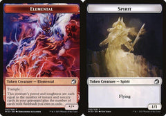 Elemental (007) // Spirit (002) Double-Sided Token - Foil
