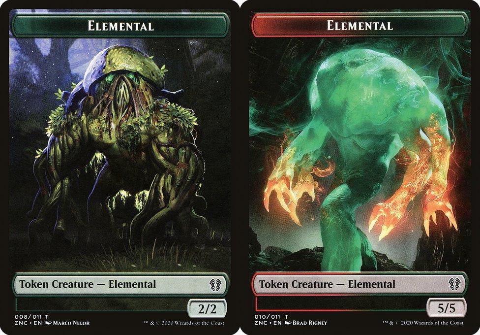 Elemental (008) // Elemental (010) Double-Sided Token