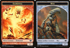 Elemental (008) // Myr (019) Double-Sided Token