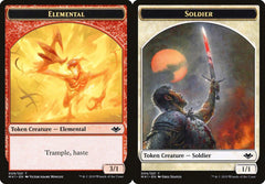 Elemental (009) // Soldier (004) Double-Sided Token