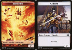 Elemental (013) // Vampire (009) Double-Sided Token - Foil