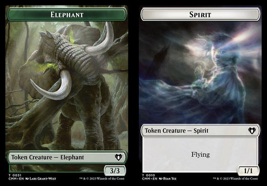 Elephant (0031) // Spirit (0010) Double-Sided Token